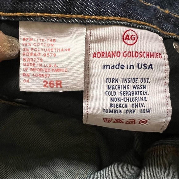 AG‎ ADRIANO GOLDSCHMIED THE STILT SKINNY JEANS SIZE 26R - Picture 11 of 15